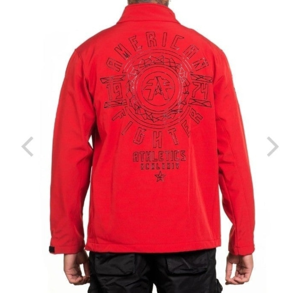 American Fighter Bold Red Jacket